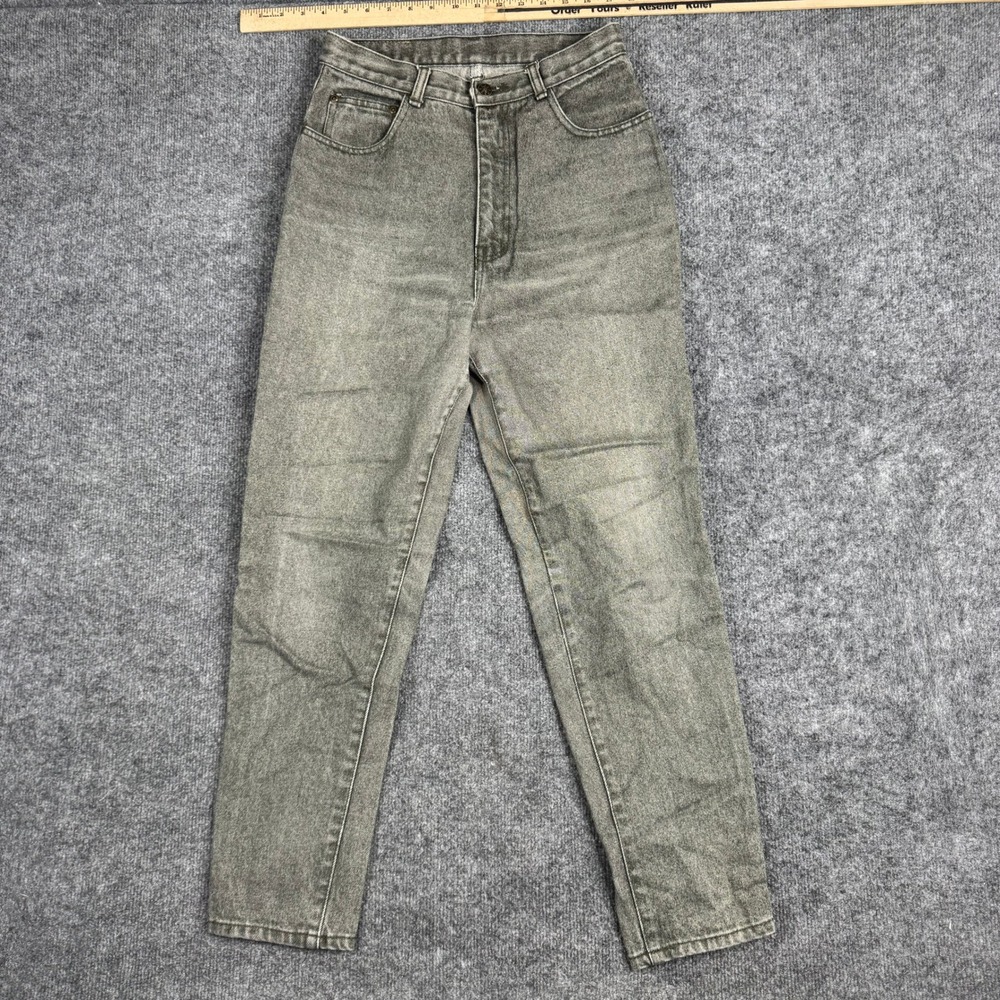 Big Join Jeans Womens Size 26 Olive Green High Waisted Tapered Leg Denim Vintage